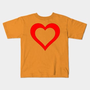 A hole in my Heart for you in red Kids T-Shirt